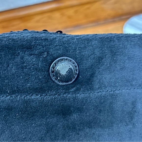 *SOLD*Juicy Couture | Sequined Faux Velvet Convertible Bowed Clutch - Picture 15 of 15